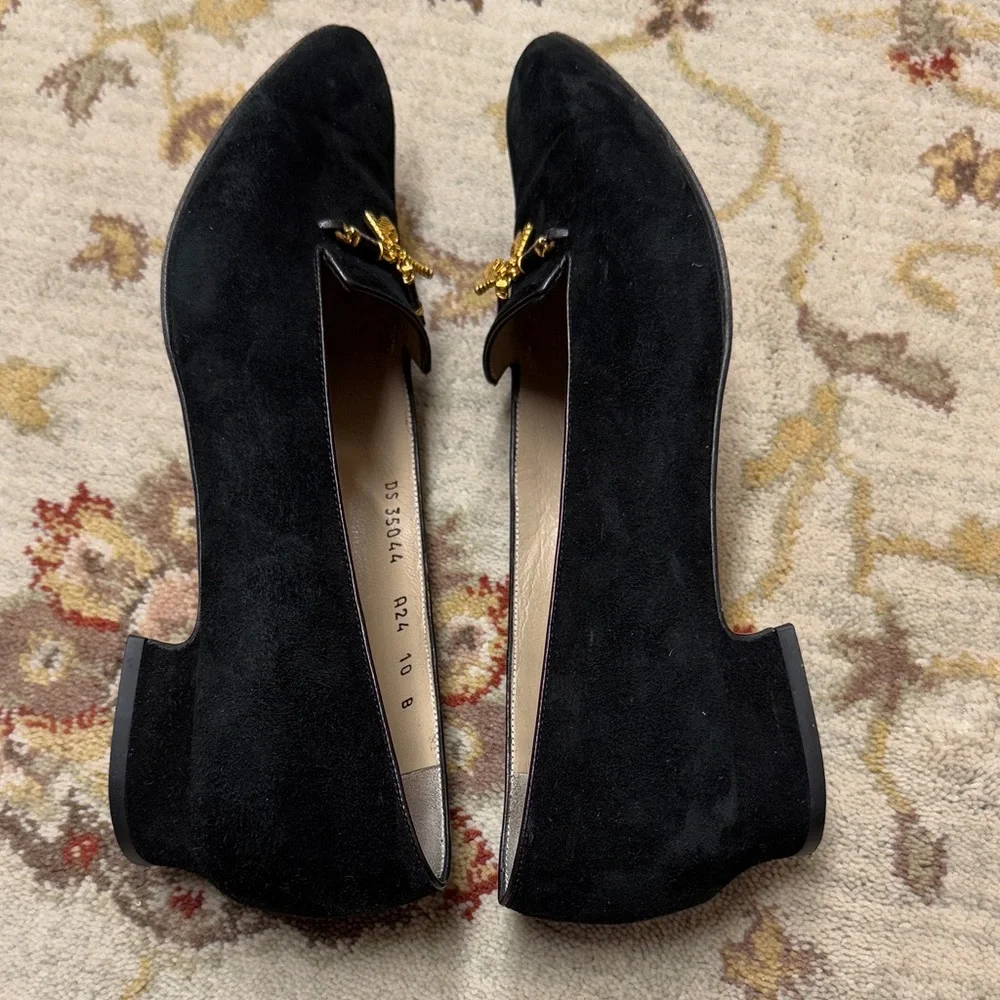 Salvatore Ferragamo loafers with gold charm